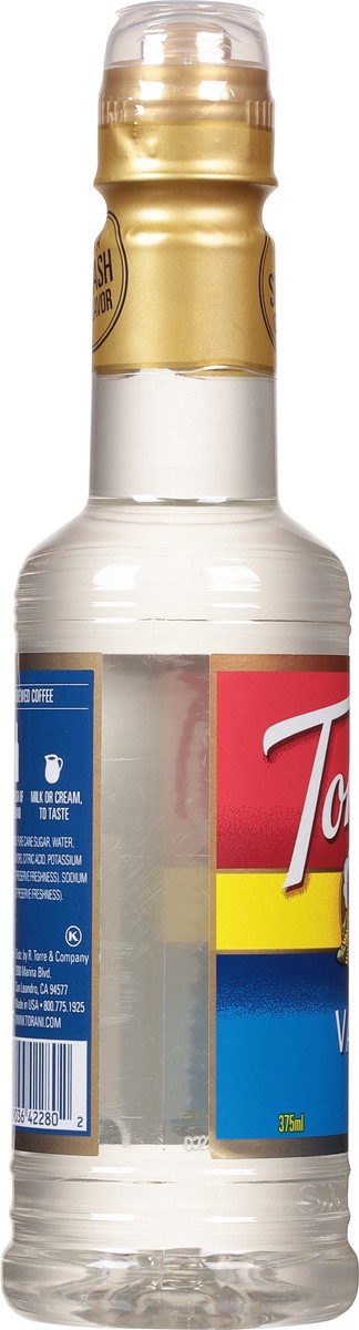 slide 7 of 9, Torani Vanilla Syrup 12.7 fl oz, 12.7 oz