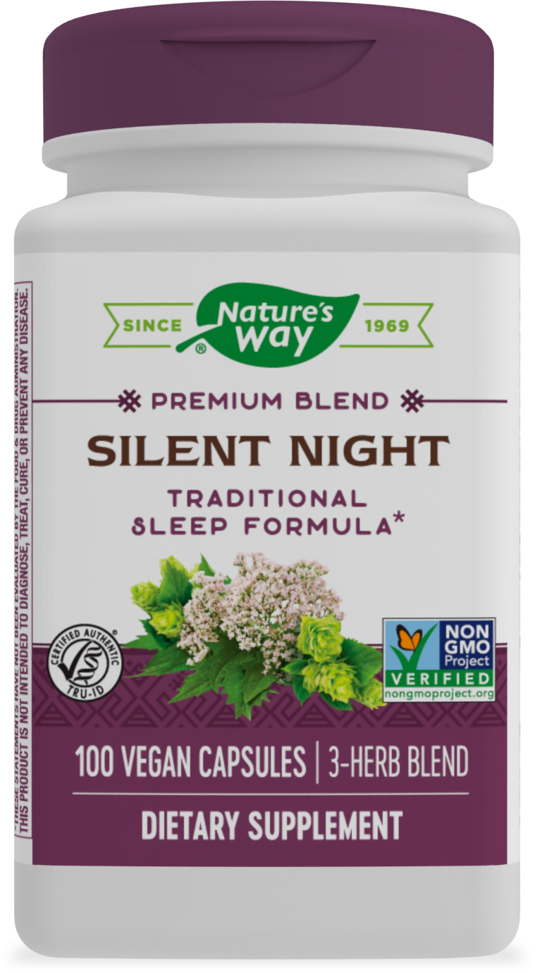 slide 1 of 2, Nature's Way Silent Night Sleep Formula, 440 mg, 100 Vcaps, 100 ct