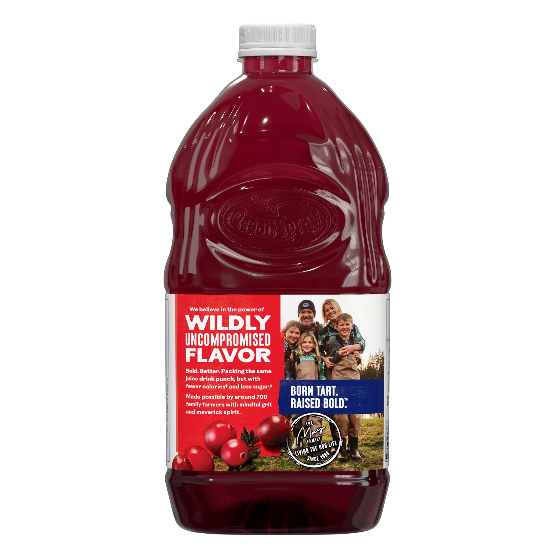 slide 6 of 6, Ocean Spray Light‡ 50 Cran-Raspberry™ Cranberry and Raspberry Juice Drink, 64 fl oz