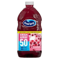 Ocean Spray Light 50 Cran-Raspberry Cranberry and Raspberry Juice Drink 64 fl oz Bottle
