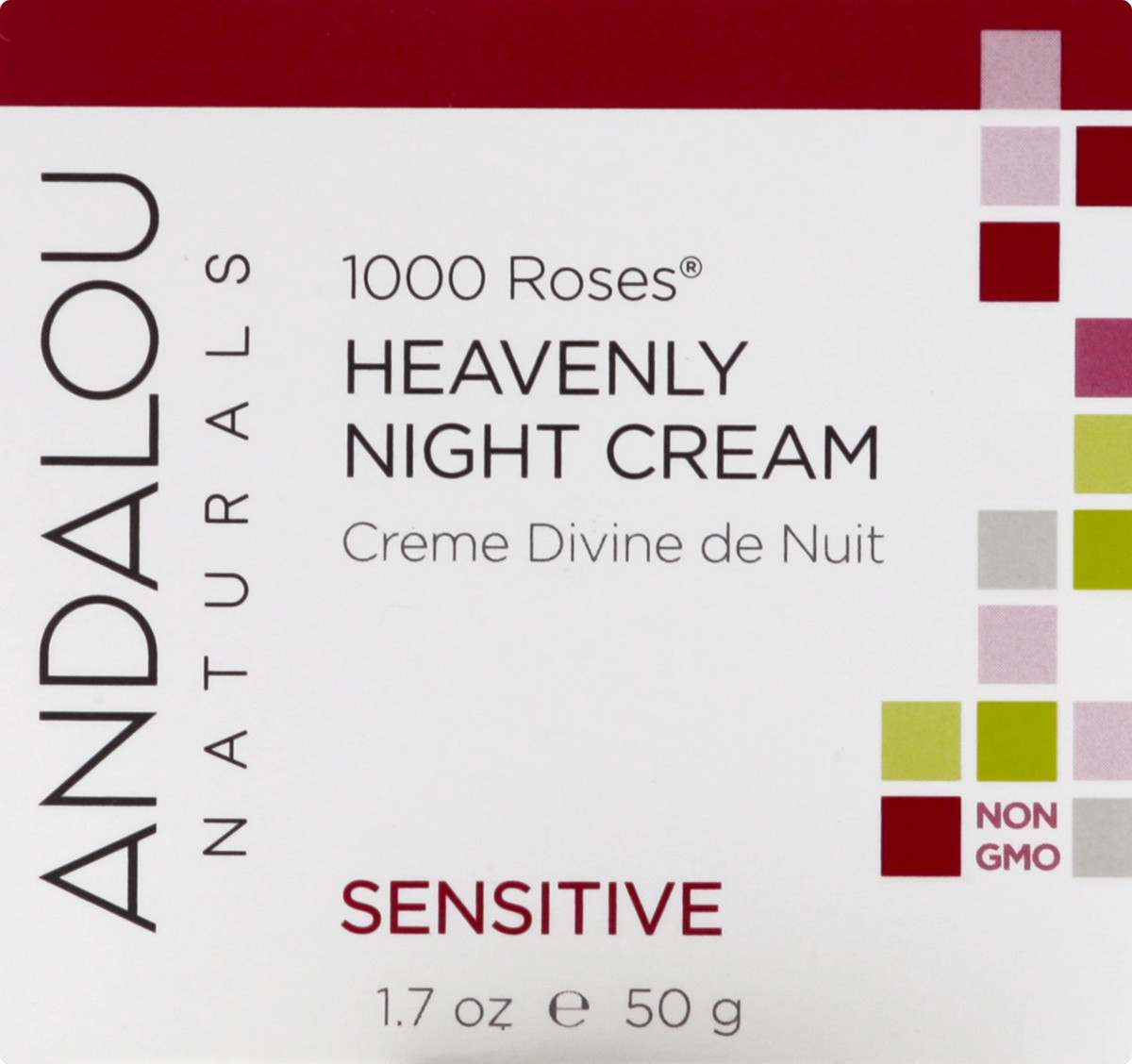 slide 2 of 7, Andalou Naturals 1000 Roses Heavenly Night Cream, 1.7 oz