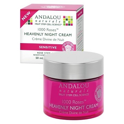 slide 1 of 7, Andalou Naturals 1000 Roses Heavenly Night Cream, 1.7 oz