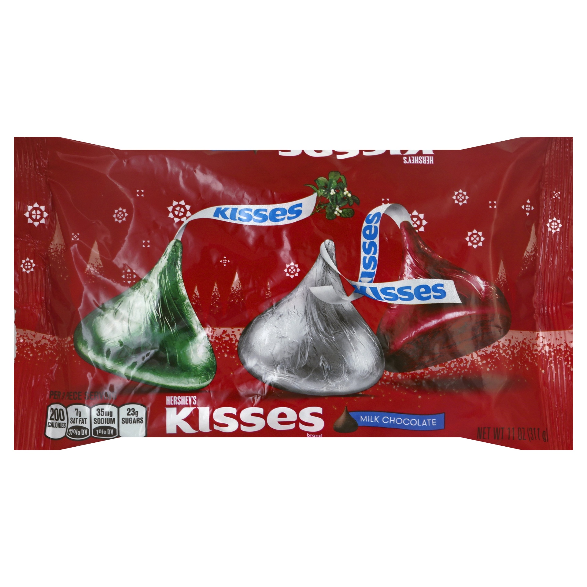 Hershey's Holiday Milk Chocolate Kisses 11 oz | Shipt
