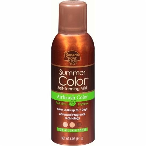 slide 1 of 1, Banana Boat Self-Tanning Mist, Airbrush Color, Fresh Citrus Fragrance, 1 oz