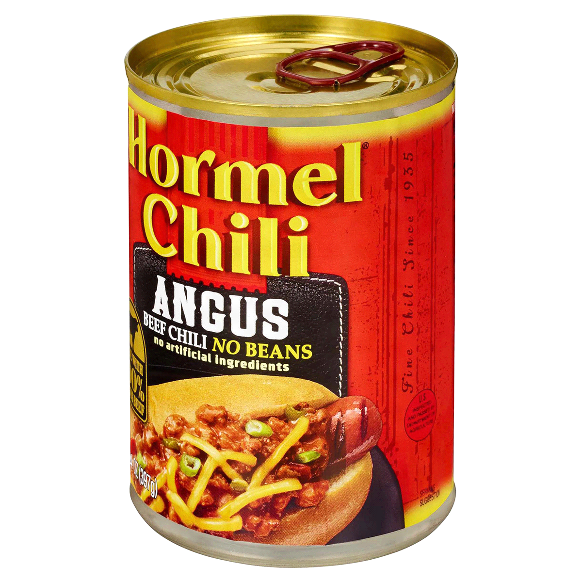 slide 2 of 5, Hormel Chili Angus Beef with No Beans, 14 oz