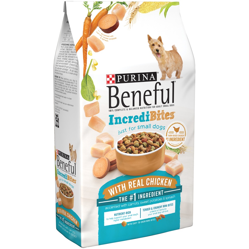 slide 1 of 1, Purina Beneful Dry Dog Food Incredibites For Small Dogs With Chicken, 6.3 lb