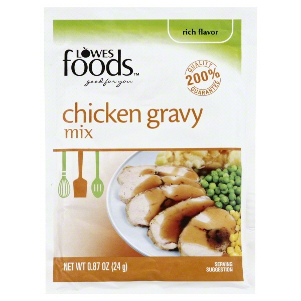 slide 1 of 1, Lowes Foods Gravy Mix Chicken, 0.87 oz