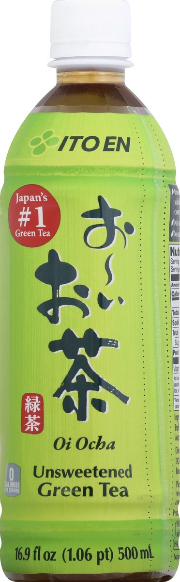 slide 7 of 11, Ito En Oi Ocha Unsweetened Japanese Green Tea - 16.9 oz, 16.9 oz