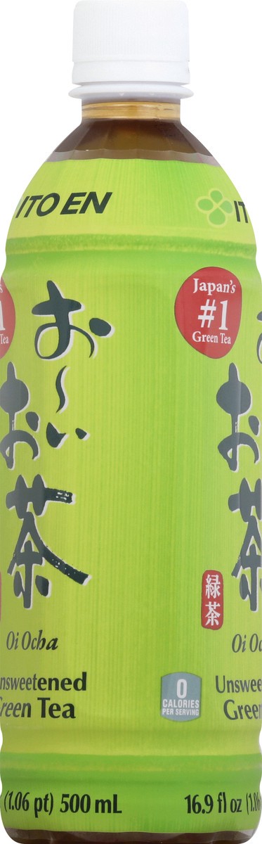 slide 10 of 11, Ito En Oi Ocha Unsweetened Japanese Green Tea - 16.9 oz, 16.9 oz