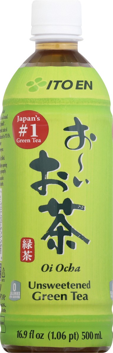 slide 4 of 11, Ito En Oi Ocha Unsweetened Japanese Green Tea - 16.9 oz, 16.9 oz