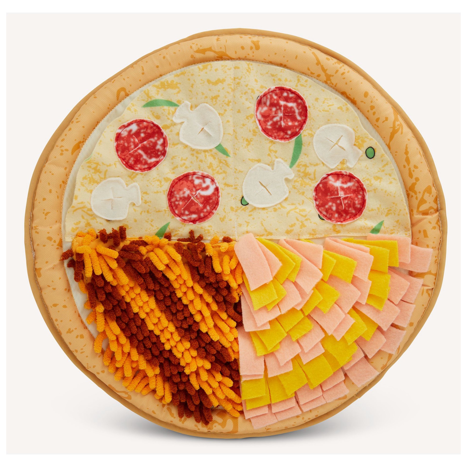 slide 1 of 1, Joyhound Classroom Snuffle Puzzle Pizza Burrow & Play Mat Dog Toy, 1 ct