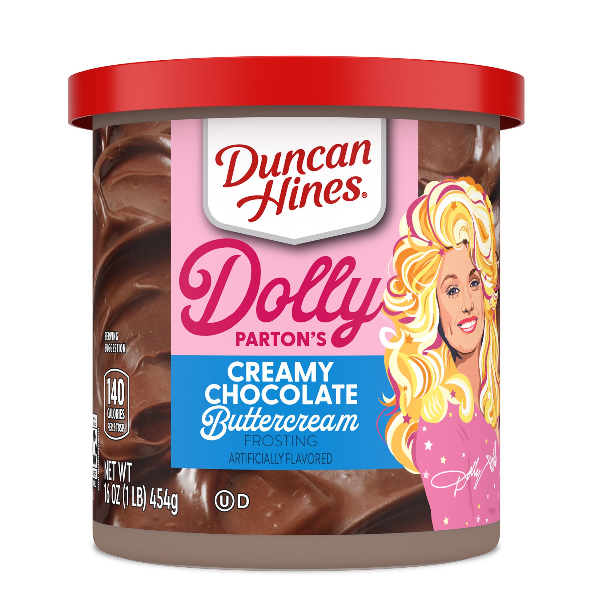 slide 1 of 5, Duncan Hines Chocolate Butter Cream Frosting, 16 oz