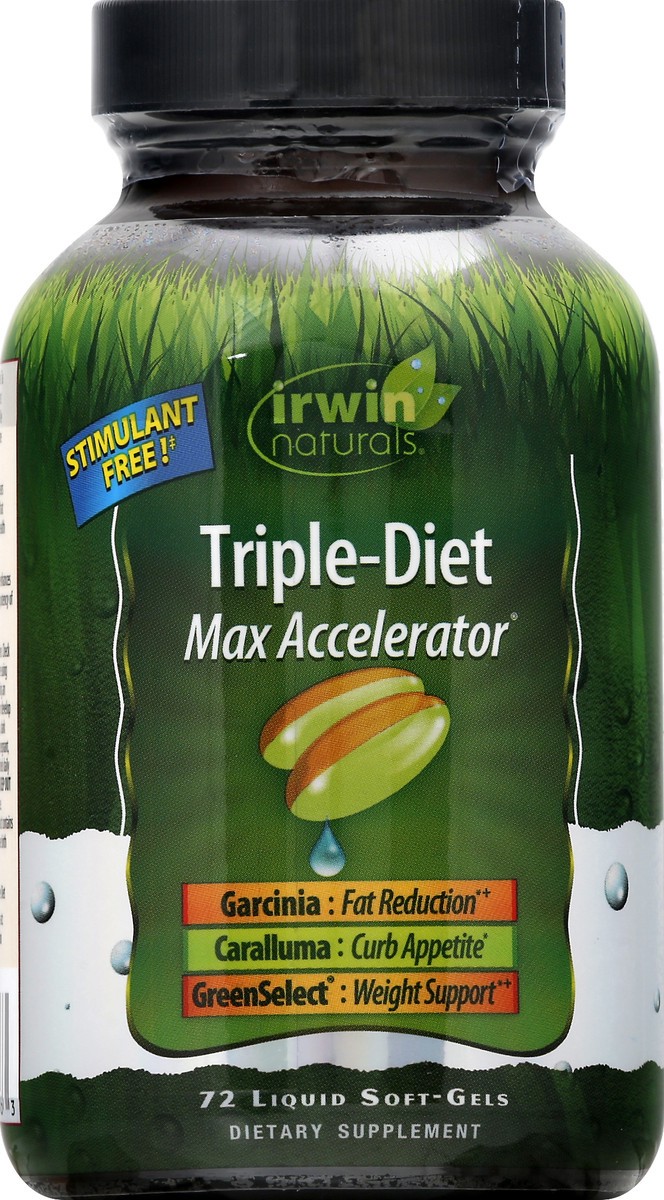 slide 3 of 13, Irwin Naturals Liquid Soft-Gels Triple Diet 72 ea, 72 ct