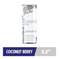 Red Bull Coconut Edition Energy Drink, Coconut Berry, 80mg Caffeine, 8.4 fl oz Can