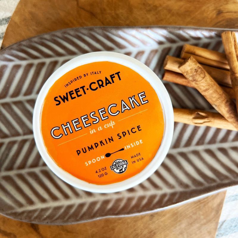 slide 9 of 9, Sweet Craft Dolceria Sweet Craft Pumpkin Spice Ricotta Cheesecake Pudding in a Cup - 4.2oz, 4.2 oz