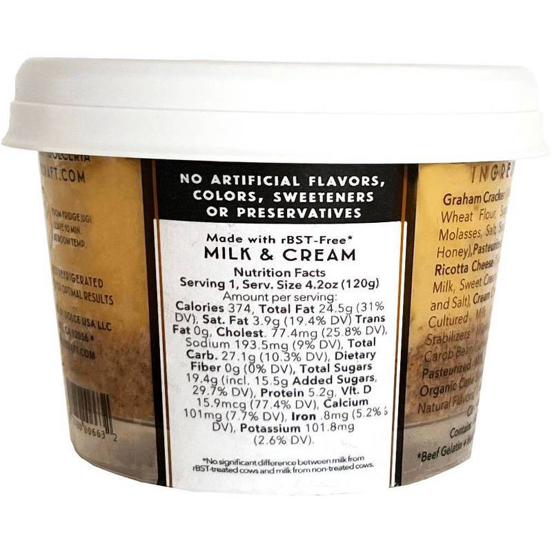 slide 5 of 9, Sweet Craft Dolceria Sweet Craft Pumpkin Spice Ricotta Cheesecake Pudding in a Cup - 4.2oz, 4.2 oz