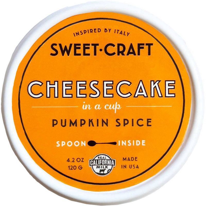 slide 8 of 9, Sweet Craft Dolceria Sweet Craft Pumpkin Spice Ricotta Cheesecake Pudding in a Cup - 4.2oz, 4.2 oz
