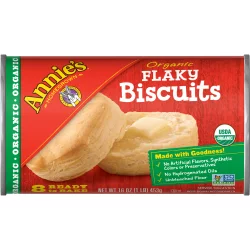 Annie's Organic Flaky Biscuits, Ready to Bake Biscuits