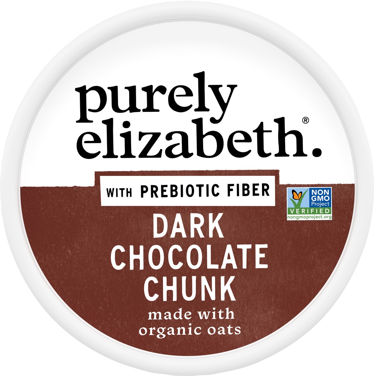 slide 4 of 9, Purely Elizabeth Dark Chocolate Chunk Superfood Oatmeal with Prebiotic Fiber Cup 1.76 oz, 1.76 oz