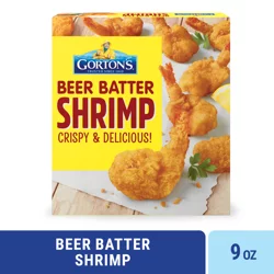Gorton's Breaded Tail-On Beer Batter Shrimp 9 oz
