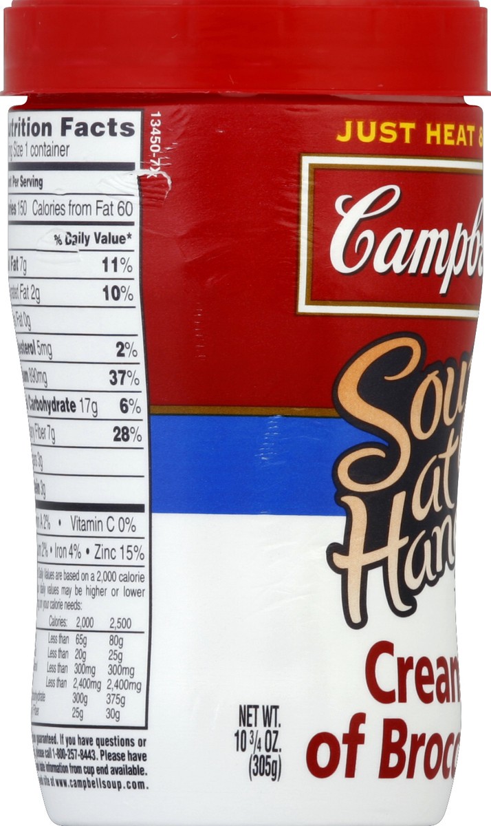 slide 3 of 6, Campbell's Soup, Cream of Broccoli, 10.75 oz