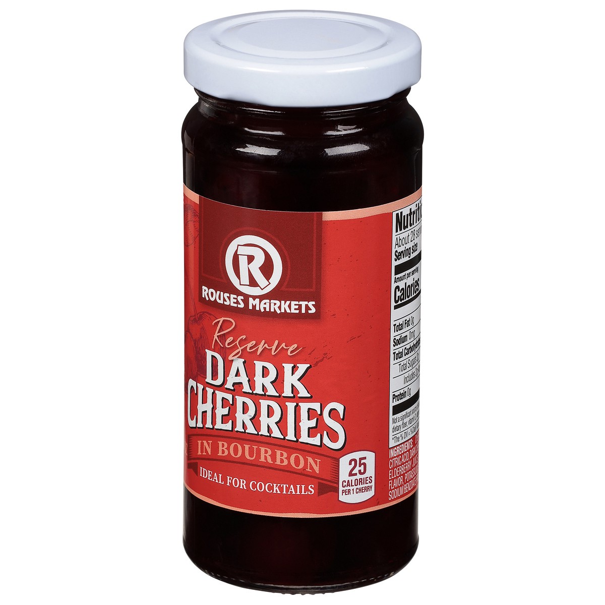 slide 5 of 11, Rouses Markets Reserve Dark Cherries in Bourbon 10 oz, 10 oz
