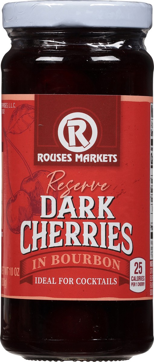 slide 11 of 11, Rouses Markets Reserve Dark Cherries in Bourbon 10 oz, 10 oz