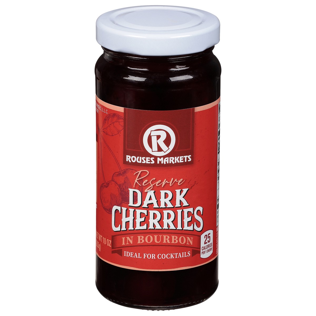 slide 2 of 11, Rouses Markets Reserve Dark Cherries in Bourbon 10 oz, 10 oz