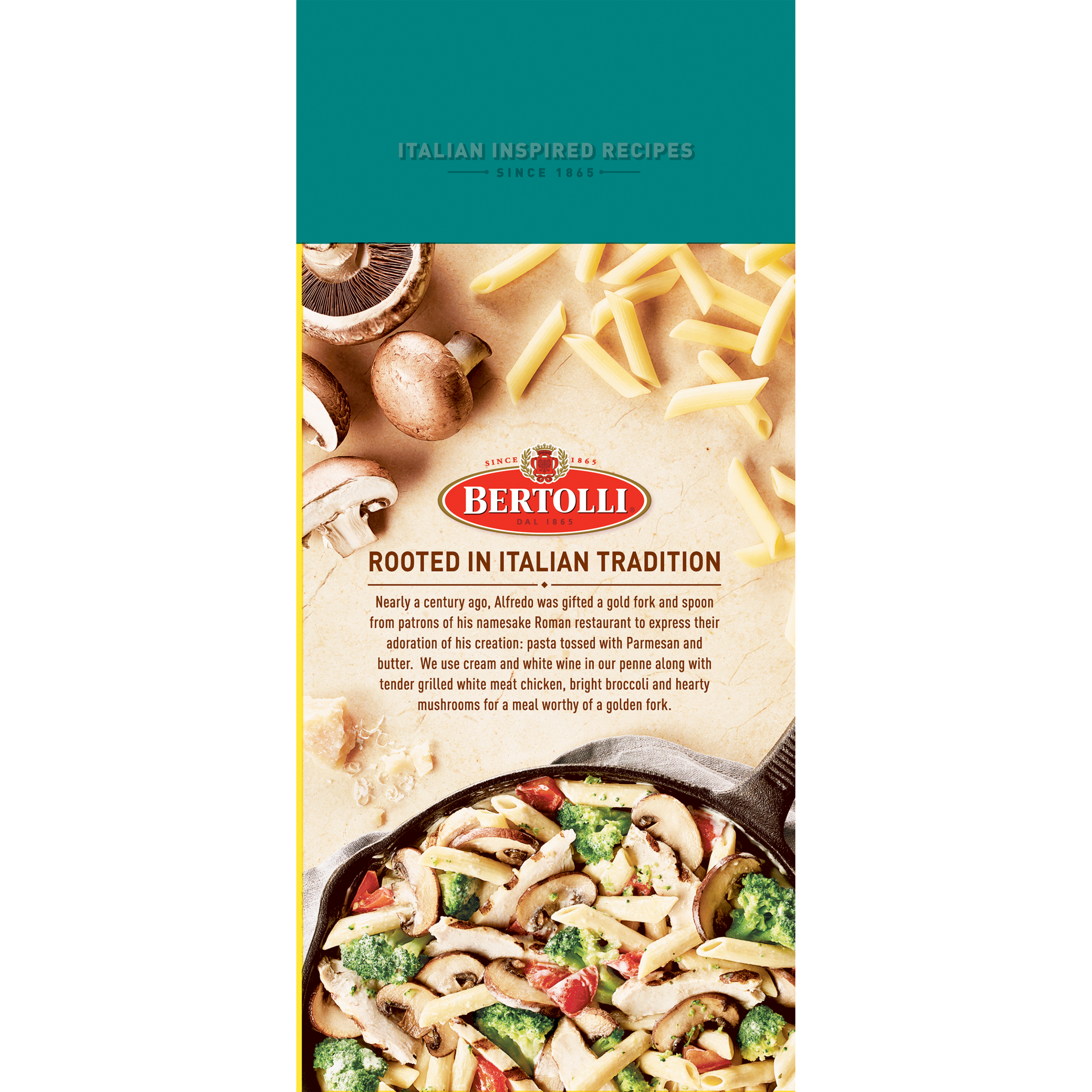 slide 2 of 2, Bertolli Chicken Alfredo & Penne 24 oz, 24 oz