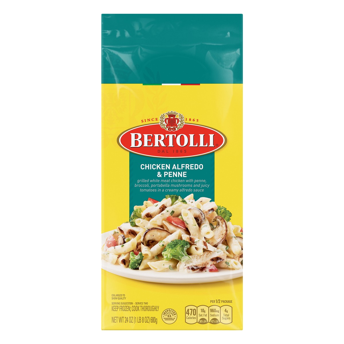 slide 1 of 2, Bertolli Chicken Alfredo & Penne 24 oz, 24 oz