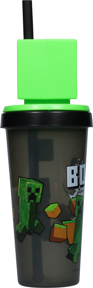 slide 5 of 9, Zak! Designs 18 Ounce Minecraft Creeper Super Slipper Tumbler 1 ea, 1 ct