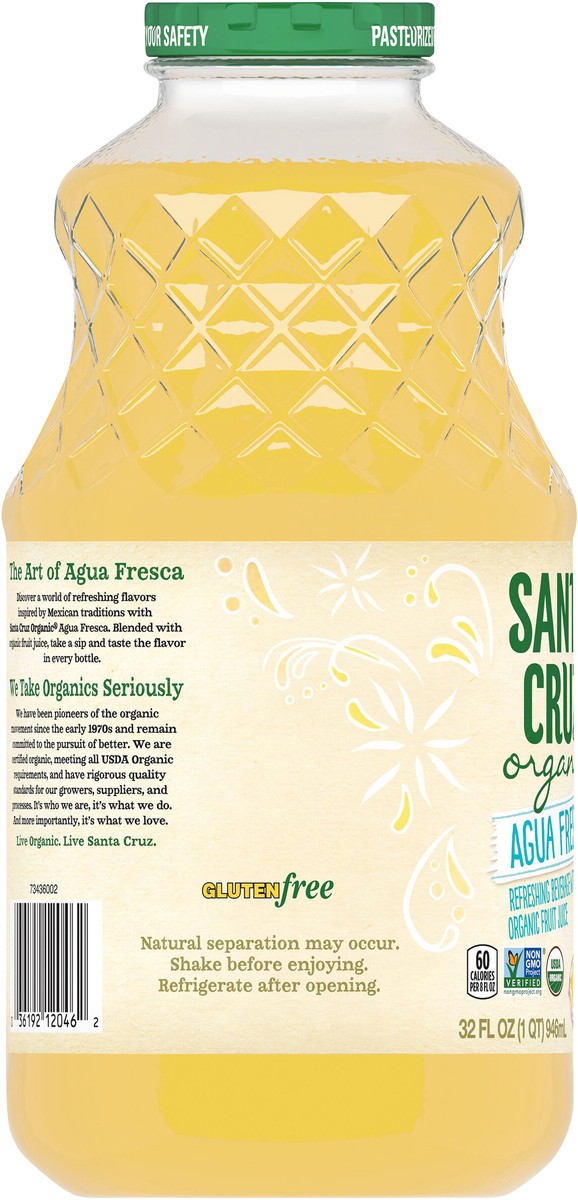 slide 3 of 8, Santa Cruz Organic Beverage - 32 fl oz, 32 fl oz