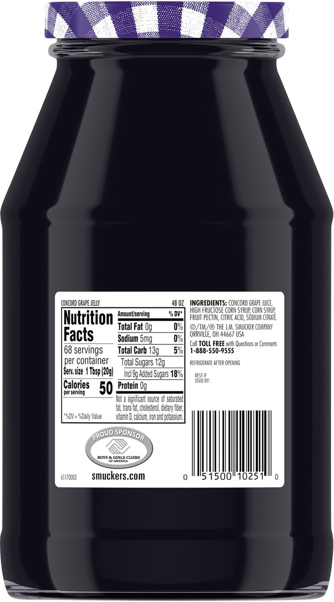 slide 2 of 8, Smucker's Jelly, 48 oz