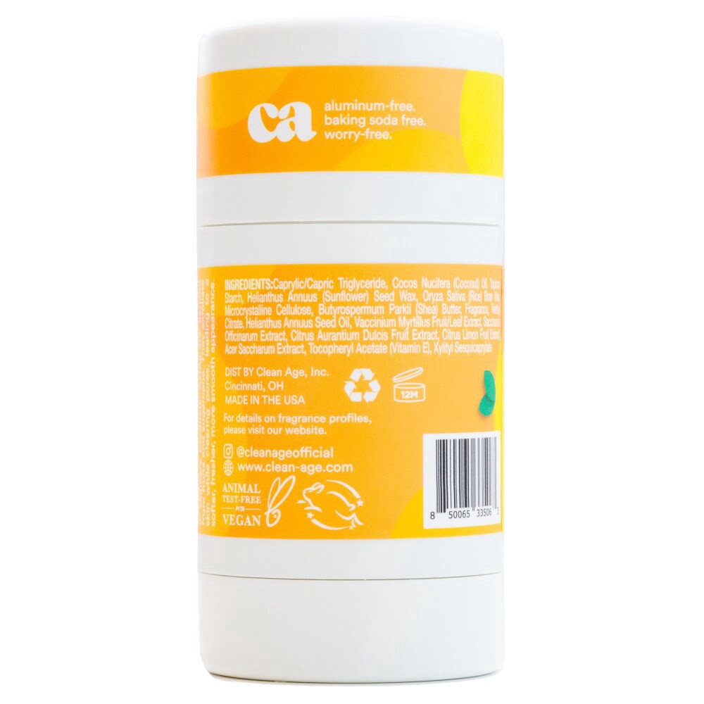 slide 2 of 2, Clean Age® AHA Deodorant Citrus, 2.25 oz