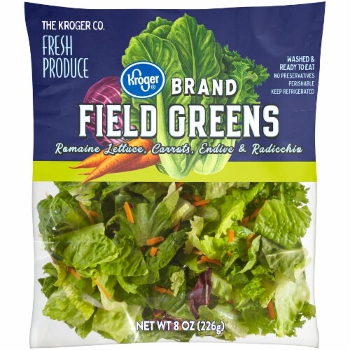 slide 1 of 1, Kroger Field Greens Salad Mix, 8 oz