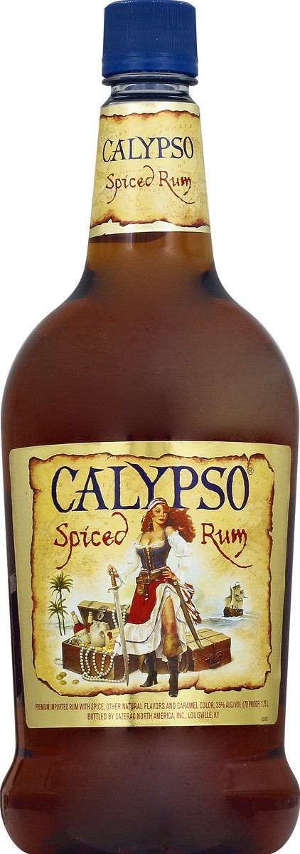 slide 2 of 2, Calypso Spiced Rum 1.75l 70 Proof, 1.75 liter