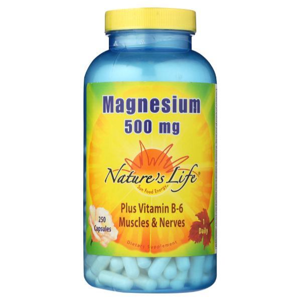 slide 1 of 1, Nature's Life Magnesium Capsule, 1 ct