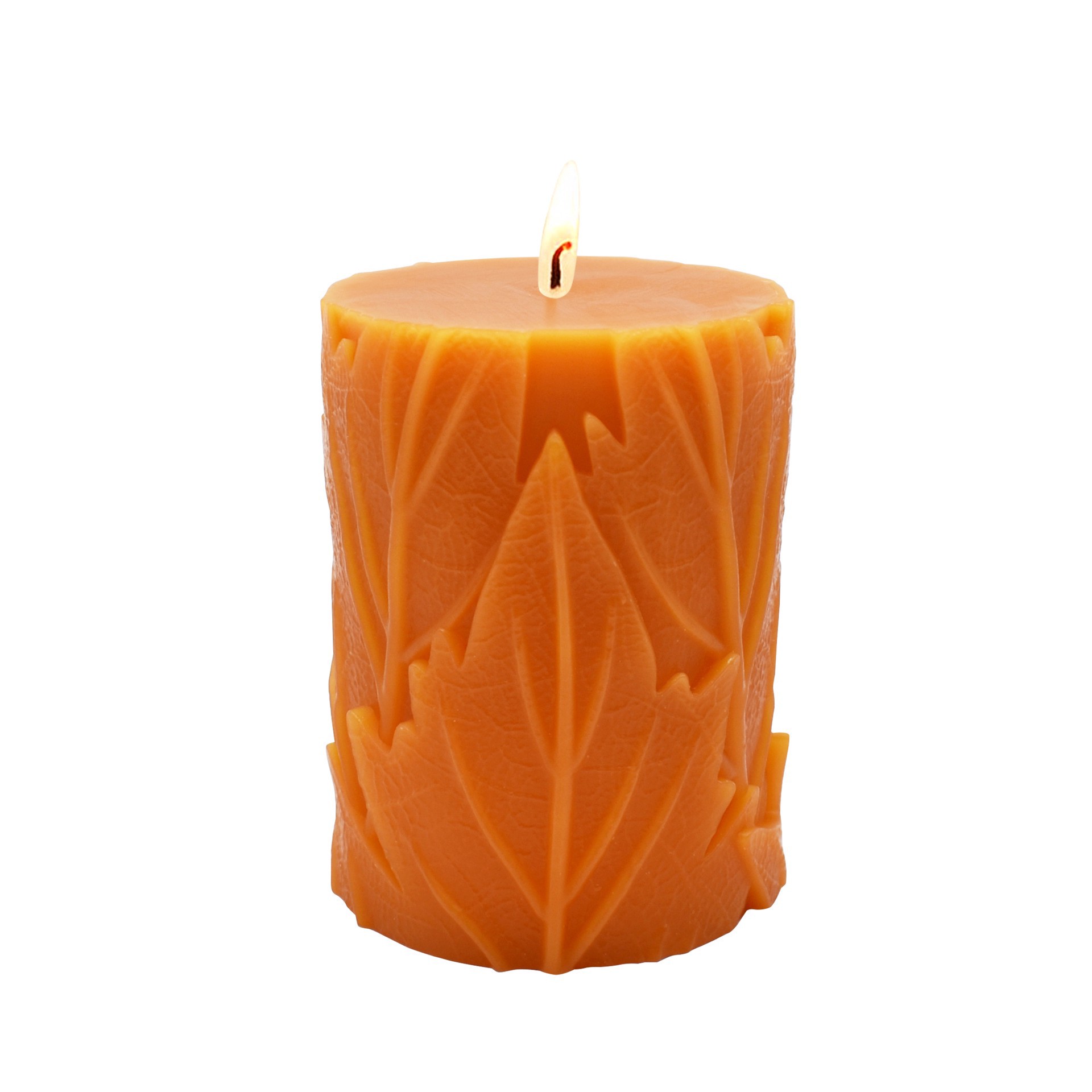 slide 2 of 2, 3" X 4" Scented Orange Maple Leaf Candle By Ashland, 3 in x 4 in