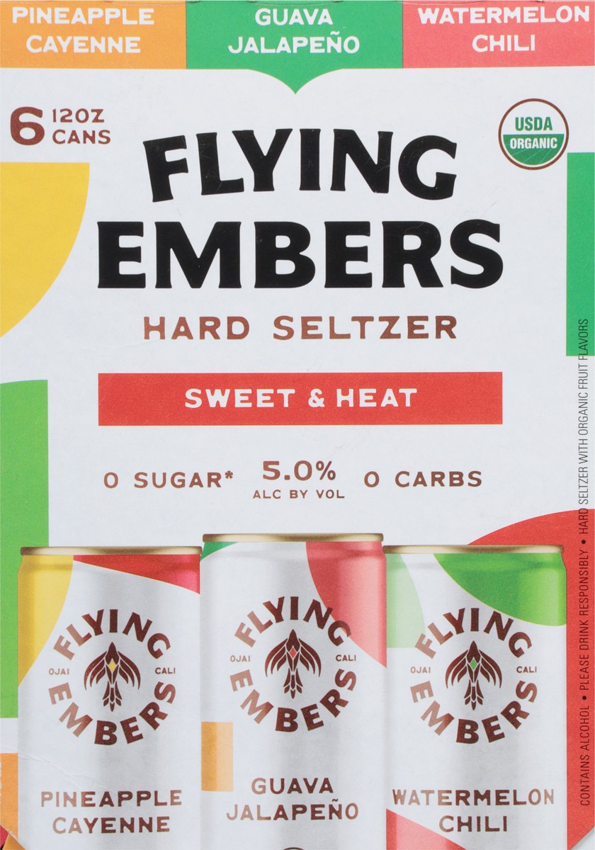 slide 7 of 9, Flying Embers Sweet & Heat Hard Seltzer Variety, 6 ct; 12 fl oz