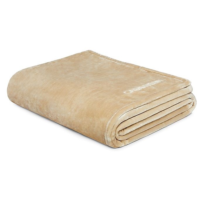 slide 1 of 3, Calvin Klein Michael Full/Queen Blanket - Taupe, 1 ct