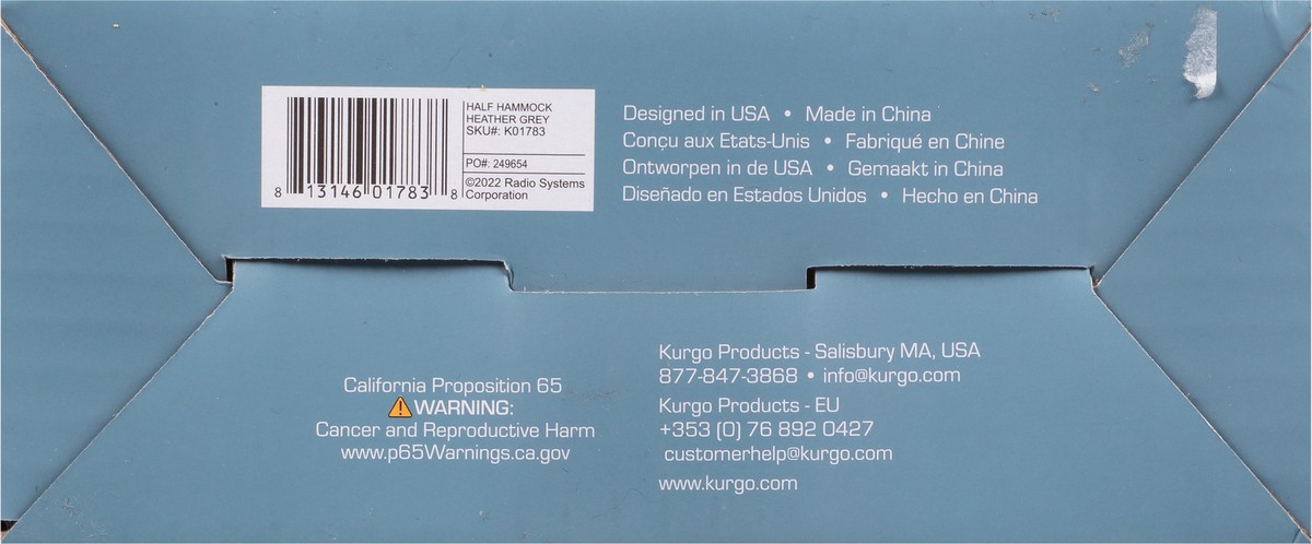 slide 5 of 9, Kurgo Half Hammock 1 ea, 1 ct