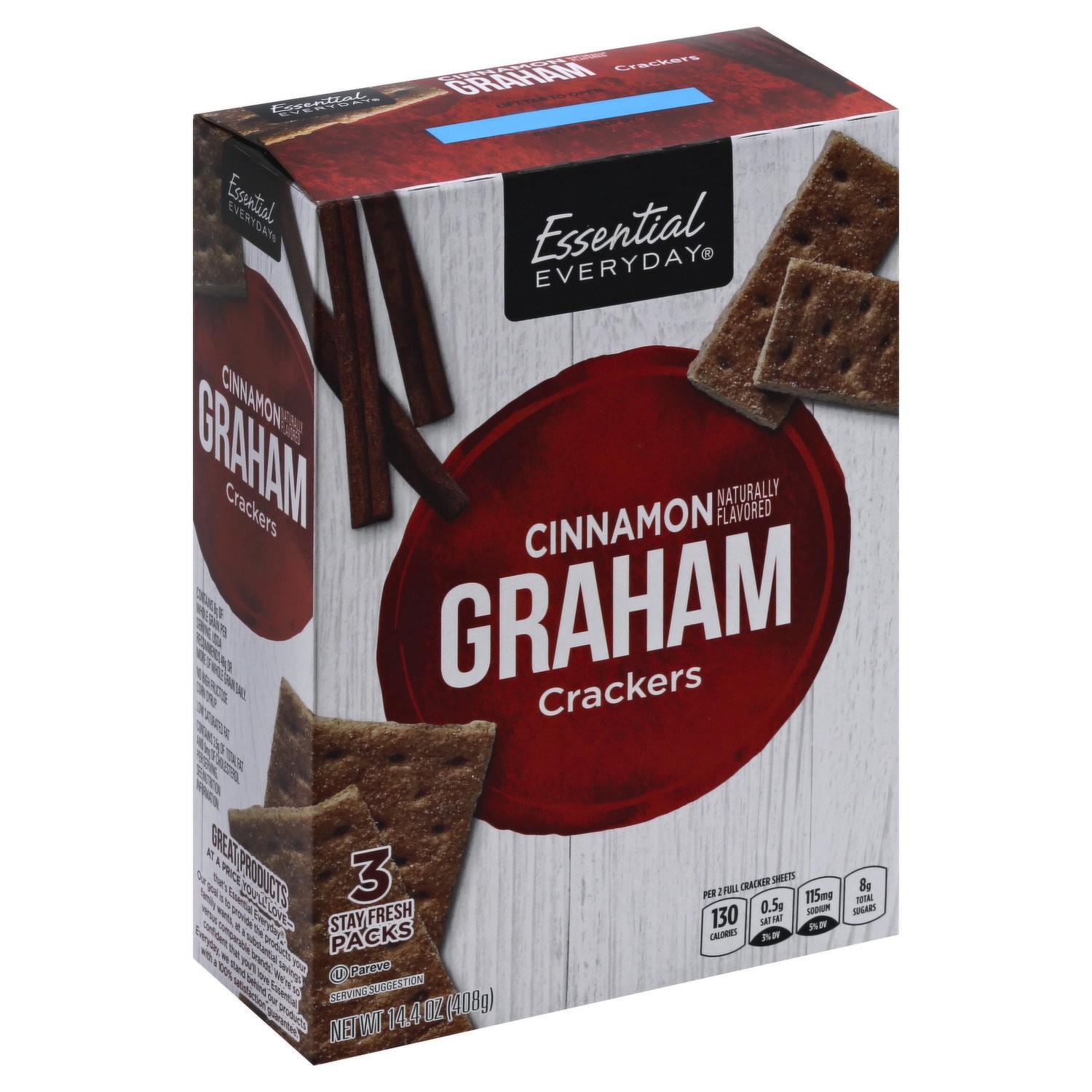 slide 1 of 1, Essential Everyday Cinnamon Grahams, 14.4 oz