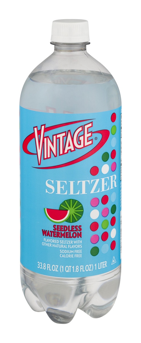 slide 1 of 1, Vintage Watermelon Seltzer - 33.81 fl oz, 33.81 fl oz