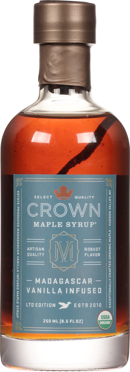 slide 7 of 9, Crown Maple Madagascar Vanilla Infused Maple Syrup 8.5 fl oz, 8.5 fl oz