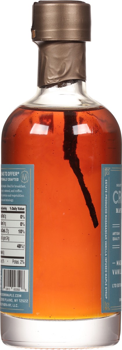 slide 3 of 9, Crown Maple Madagascar Vanilla Infused Maple Syrup 8.5 fl oz, 8.5 fl oz