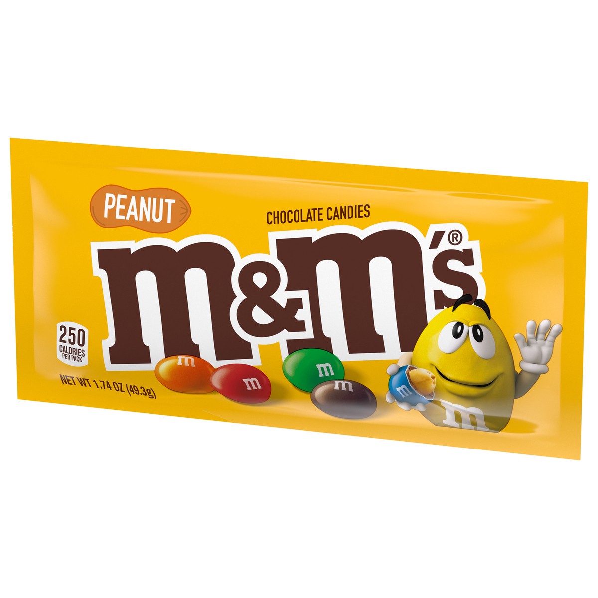 slide 8 of 9, M&M's, Peanut Milk Chocolate Candy, 
