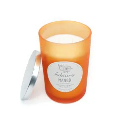 HD Designs Hibiscus Mango Candle Jar