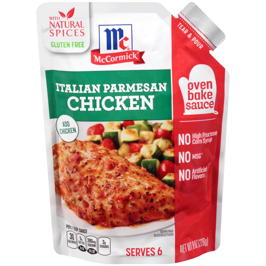 slide 1 of 1, McCormick Oven Bakes Italian Parmesan Chicken, 8 oz