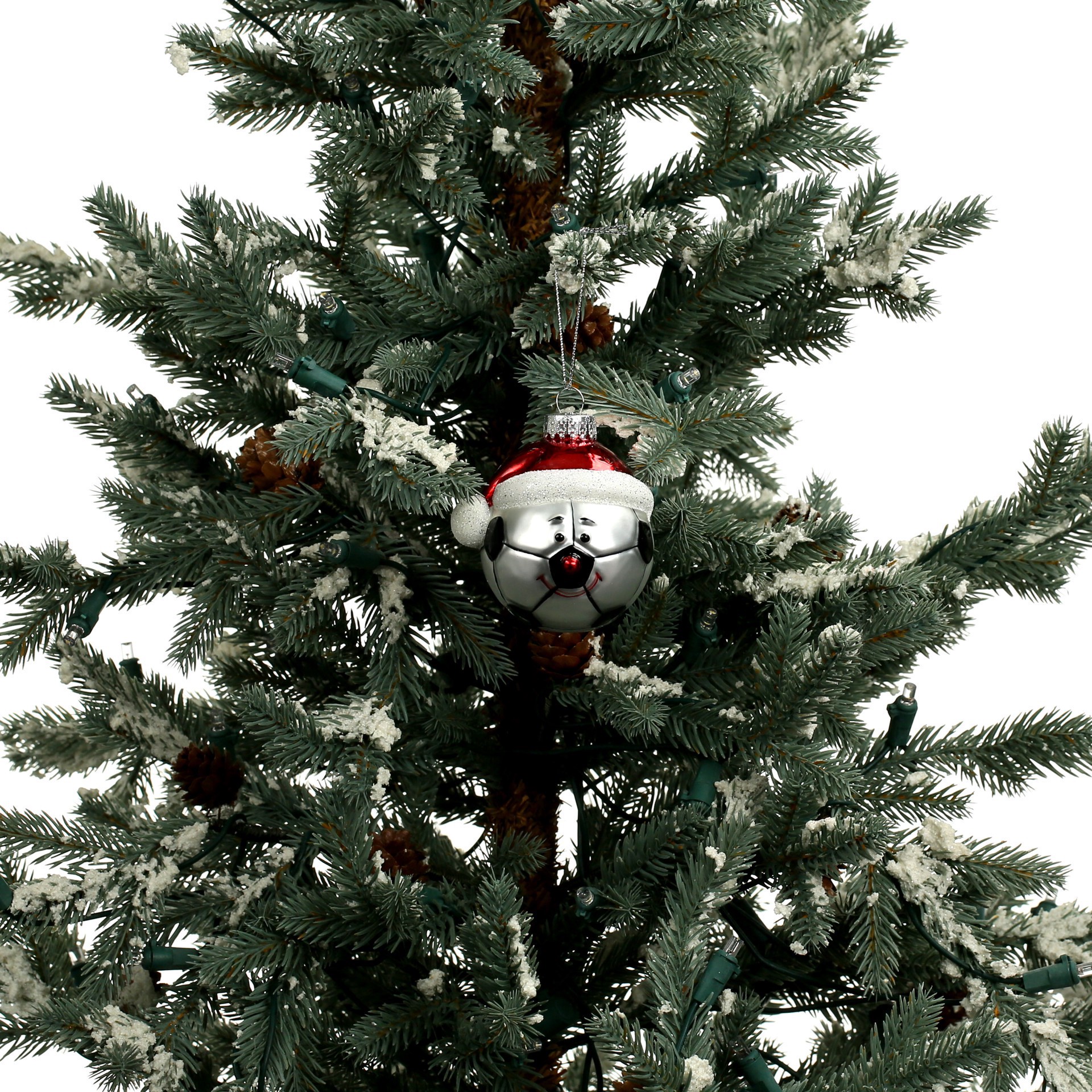 slide 2 of 3, 3" Soccer Glass Ornament By Ashland, 3 in