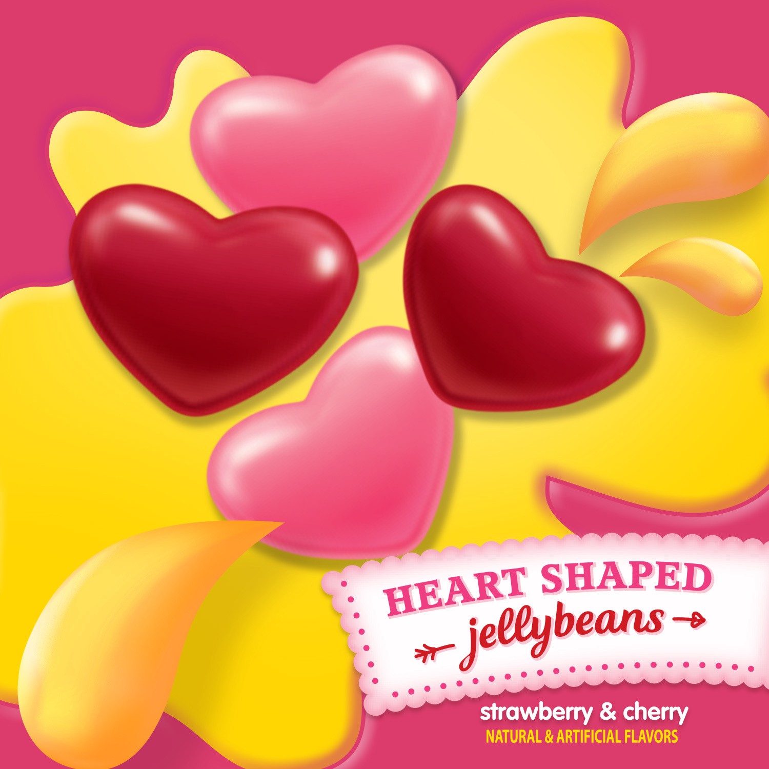 slide 5 of 7, STARBURST Heart Shaped Jelly Beans Valentine's Day Chewy Candy, 11 oz, 11 oz